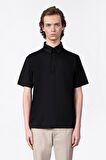 Isaora Erkek Polo Yaka T Shirt ISR3303 BLCK