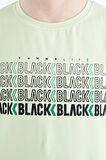 Açık Yeşil Yazı Baskılı O Yaka Standart Kalıp Erkek Çocuk T-Shirt - 11149