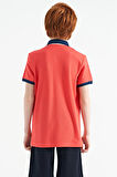 Coral Baskı Detaylı Standart Kalıp Polo Yaka Erkek Çocuk T-Shirt - 11140 | 12-13 Yaş