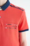 Coral Baskı Detaylı Standart Kalıp Polo Yaka Erkek Çocuk T-Shirt - 11140 | 12-13 Yaş