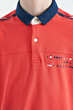 Coral Baskı Detaylı Standart Kalıp Polo Yaka Erkek Çocuk T-Shirt - 11140 | 12-13 Yaş