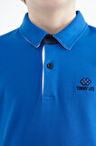 Saks Logo Nakışlı Standart Kalıp Polo Yaka Erkek Çocuk T-Shirt - 11083 | 3-4 Yaş