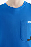 Saks Cep Detaylı O Yaka Standart Kalıp Erkek Çocuk T-Shirt - 11120 | 9-10 Yaş