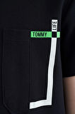 Lacivert Cep Detaylı O Yaka Standart Kalıp Erkek Çocuk T-Shirt - 11120 | 11-12 Yaş