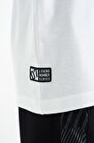 Beyaz Cep Detaylı O Yaka Standart Kalıp Erkek Çocuk T-Shirt - 11120 | 11-12 Yaş