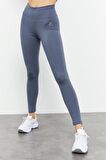 Petrol Yüksek Bel Toparlayıcı Slim Fit Dar Paça Kadın Tayt - 94011 | L