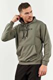 Çağla - Siyah Kapüşonlu Kanguru Cep Lastik Paça Erkek Oversize Eşofman Takımı - 85117 | XL