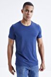 İndigo Basic Kısa Kol Standart Kalıp O Yaka Erkek T-Shirt - 87911 | XXL
