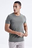 Çağla Basic Kısa Kol Standart Kalıp O Yaka Erkek T-Shirt - 87911 | M