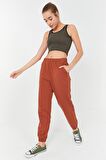 Tommy Life Haki Basic Sıfır Kol Dar Kalıp U Yaka Kadın Crop Top - 97160 | M