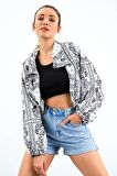 Lacivert Basic Sıfır Kol Dar Kalıp U Yaka Kadın Crop Top - 97162 | L