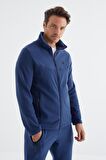 İndigo Dik Yaka Basic Erkek Polar Eşofman Takımı - 85193 | XL