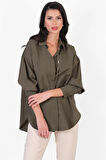 Antonina Oversize Gömlek HAKİ