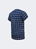 ÇOCUK TRIBUN KARE DESENLİ TSHIRT