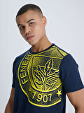 ERKEK TRIBUN HALFTONE LOGOLU TSHIRT