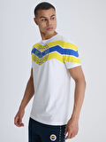 ERKEK TRIBUN SARI LACİVERT ZİGZAGLI T