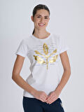 KADIN TRIBUN VARAK BASKILI TSHIRT