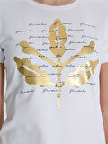 KADIN TRIBUN VARAK BASKILI TSHIRT