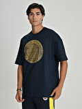 ERKEK TRIBUN METALİK LOGOLU TSHIRT