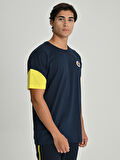 Fenerbahçe S.K. 25/26 Sezon Tribün Mesh Baskılı Oversize Fit Tişört Tribün Forması