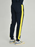 ERKEK KOLEJ SARI LACİVERT LOGOLU TEK 