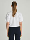 KADIN TRIBUN PALAMUT DETAYLI TSHIRT