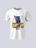 BASKET ŞAMPİYONLUK KUPA BEYAZ TSHIRT 