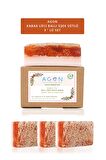 %100 El Yapımı Doğal Kabak Lifli Ballı Eşek Sütü Sabunu 3'lü Set 360 Gr