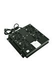 4lü Rack Kabinet Fan Modülü Termostatlı Ral 9005 Siyah 2 Yıl Üretici Garantili