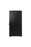 26u 600x600mm 19'' Dikili Tip Network Rack Kabinet Siyah 2 Yıl Üretici Garantili