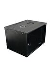9u 600x600 mm Duvar Tipi Soho Rack Kabinet Siyah 2 Yıl Üretici Garantili