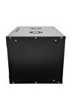 9u 600x600 mm Duvar Tipi Soho Rack Kabinet Siyah 2 Yıl Üretici Garantili