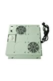 2'li Rack Kabinet Fan Modülü Termostatlı Ral 7035 Gri 2 Yıl Üretici Garantili