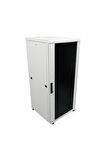 42u 800x800mm 19'' Dikili Tip Network Rack Kabinet Gri 2 Yıl Üretici Garantili