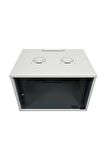 12U 600x600 Mm Duvar Tipi Soho Rack Kabinet Gri 2 Yıl Üretici Garantili