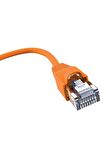 Bakır Patch Kablo Cat6a Utp 3mt Lszh Orange Patch Cord Korumasız 2 Yıl Garantili 2 Adet