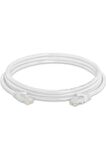 Bakır Patch Kablo Cat6a Utp 3mt Lszh White Patch Cord Korumasız 2 Yıl Garantili 2 Adet