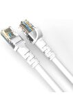 Bakır Patch Kablo Cat6a Utp 3mt Lszh White Patch Cord Korumasız 2 Yıl Garantili 2 Adet