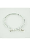 Bakır Patch Kablo Cat6a U/ftp 1mt Lszh Gri Patch Cord Folyo Korumalı 2 Yıl Garantili 5 Adet