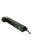 IP PDU 19" 5C13 1C19 SİGORTALI 16A 3m 3x1,5mm2 UPS