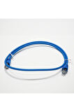 Bakır Patch Kablo FTP CAT6A 1 mt LSZH BLUE