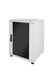Canovate 22U 600x600mm 19'' Dikili Tip Network Rack Kabinet Gri Flatpack 2 Yıl Üretici Garantili