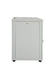 Canovate 22U 600x600mm 19'' Dikili Tip Network Rack Kabinet Gri Flatpack 2 Yıl Üretici Garantili
