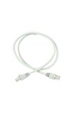 Bakır Patch Kablo Cat6a Utp 1mt Lszh Gri Patch Cord Rj45 Korumasız 2 Yıl Garantili 5 Adet