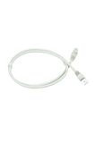 Bakır Patch Kablo Cat6a Utp 1mt Lszh Gri Patch Cord Rj45 Korumasız 2 Yıl Garantili 5 Adet