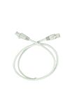 Bakır Patch Kablo Cat6a Utp 1mt Lszh Gri Patch Cord Rj45 Korumasız 2 Yıl Garantili 5 Adet