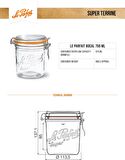 Le Parfait Super Terrines Vakumlu 750 ml Cam Kavanoz Seti 4'lü