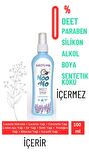 Noono Sivrisinek Ve Kene Kovucu Sprey Bitkisel Tüm Vücut Için Seyahat Tatil Boy 100 ml