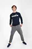 Diadora 173624-60065 M Graphic Crew Erkek Sweatshirt