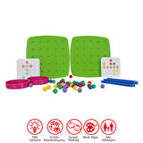 Bead Sequence Holder Minik Boncuklar Eğitici Boncuk Dizme Oyunu